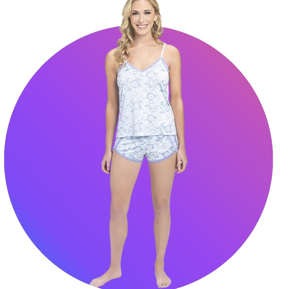 Jessica Simpson floral 2 piece set Pjs